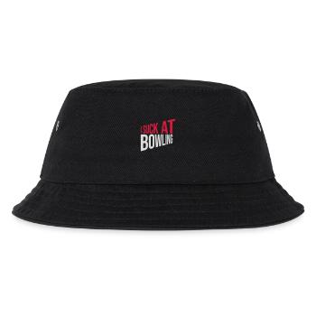 I suck at bowling - Kinder Bucket Hat - Schwarz - Vorne