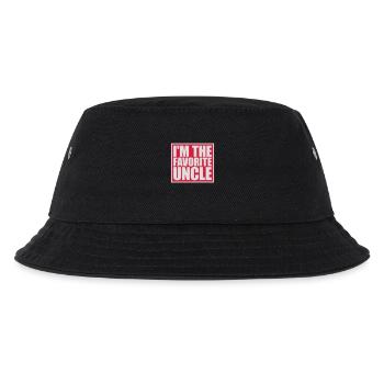 im the favorite uncle - Kinder Bucket Hat - Schwarz - Vorne
