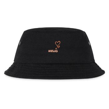 Vorname Niclas - Kinder Bucket Hat - Schwarz - Vorne