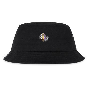 Feder - Kinder Bucket Hat - Schwarz - Vorne