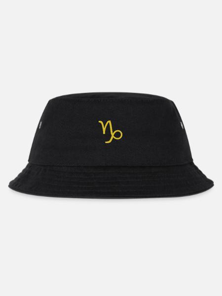 Zodiac sign Capricorn, exclusive t-shirt design - Kids’ Bucket Hat - black