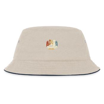 24th Birthday - Legendary since November 2001 - Kids’ Bucket Hat - ecru/navy - Front