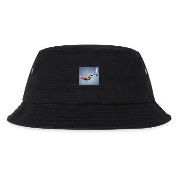 Autiactis Art - Coffee Bird - Kids’ Bucket Hat - black - Front