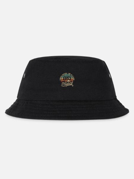 Original 72 Jahre altes Geburtstagsgeschenk, Dezember 1953 - Kinder Bucket Hat - Schwarz