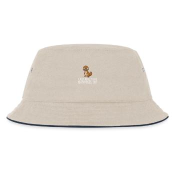 Schnabeltier - Kinder Bucket Hat - Natur/Navy - Vorne