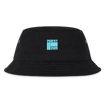 2029 - Kinder Bucket Hat - Schwarz - Vorne