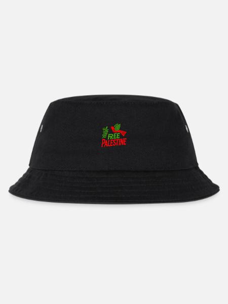 Free palestine - Kinder Bucket Hat - Schwarz