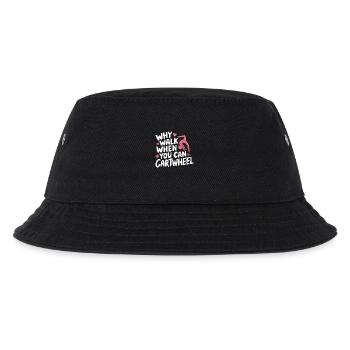 Turnen Turner Gymnastik - Kinder Bucket Hat - Schwarz - Vorne