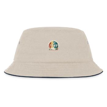 Vintage 1950's Retro - Best Seller - Kids’ Bucket Hat - ecru/navy - Front