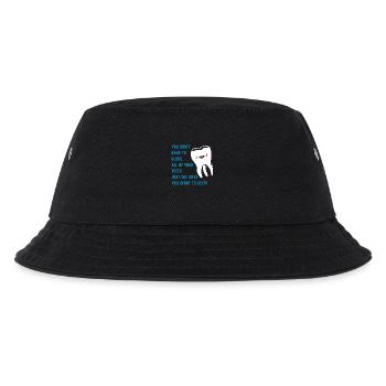 Zahnarzt - Kinder Bucket Hat - Schwarz - Vorne