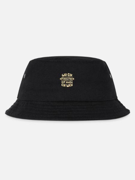 Geschenk für Informatiker - Kinder Bucket Hat - Schwarz