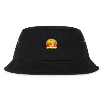 Mallorca - Kinder Bucket Hat - Schwarz - Vorne