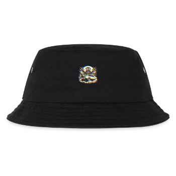 Oldtimer - 80er Jahre Urban Style Auto - Kinder Bucket Hat - Schwarz - Vorne