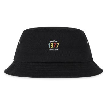 Made in 1977 - Limited Edition - Geburtsjahr - Kinder Bucket Hat - Schwarz - Vorne