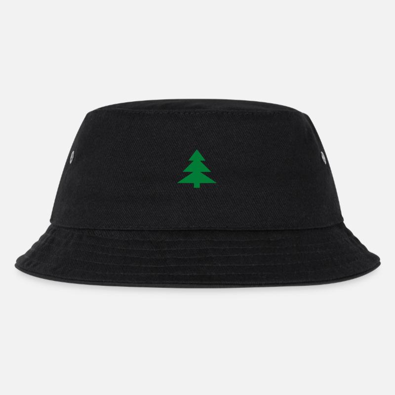 Tannenbaum - Kinder Bucket Hat - Schwarz