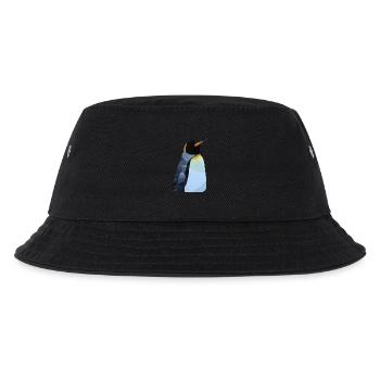 Polygon Pinguin - Kinder Bucket Hat - Schwarz - Vorne