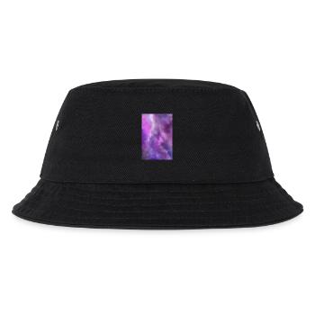 Low Poly triangulated Galaxy - Kinder Bucket Hat - Schwarz - Vorne