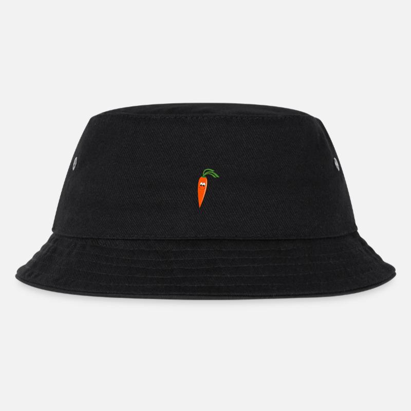 karotte - Kinder Bucket Hat - Schwarz