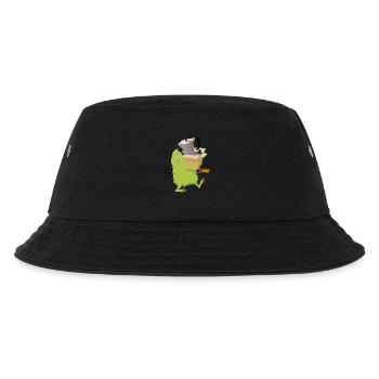 Umzugshelferlein - Kinder Bucket Hat - Schwarz - Vorne
