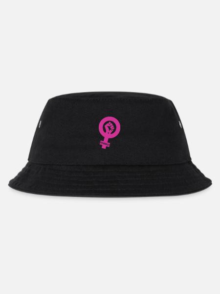 Feminist - Kinder Bucket Hat - Schwarz