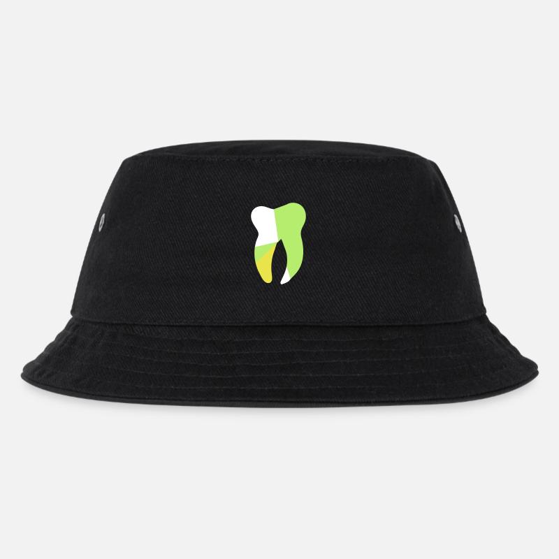 zahn grafik - Kinder Bucket Hat - Schwarz