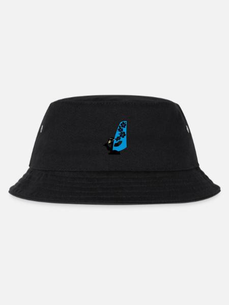windsurfer - Kinder Bucket Hat - Schwarz