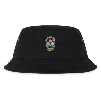 Schädel-Mexiko - Kinder Bucket Hat - Schwarz - Vorne