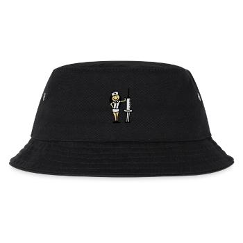 Krankenschwester Ärztin mit Spritze - Kinder Bucket Hat - Schwarz - Vorne