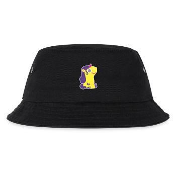 Kleines Einhorn - Kinder Bucket Hat - Schwarz - Vorne