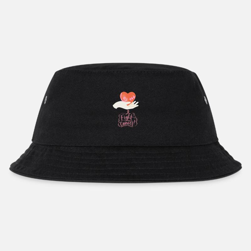 Kampf gegen Krebs - Kinder Bucket Hat - Schwarz