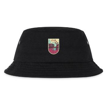 Badge retro, Lille France est ma ville natale - Bob Enfant - noir - Devant