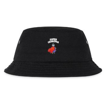 Old Woman Glasses Statement Grandma Magnanimous Senior Citizen - Kids’ Bucket Hat - black - Front