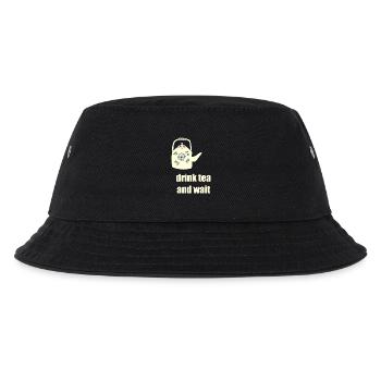drink tea teekanne - Kinder Bucket Hat - Schwarz - Vorne