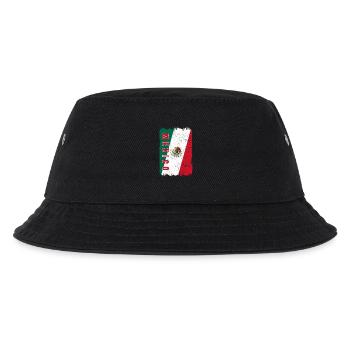 Mexiko Flagge - Kinder Bucket Hat - Schwarz - Vorne