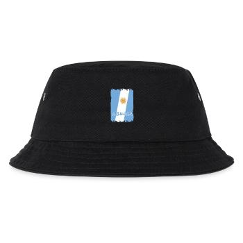 Argentinien Großmutter Design - Kinder Bucket Hat - Schwarz - Vorne