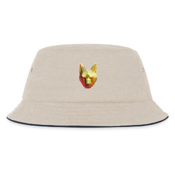 Polygone de chat en or - Bob Enfant - blanc cassé/bleu marine - Devant
