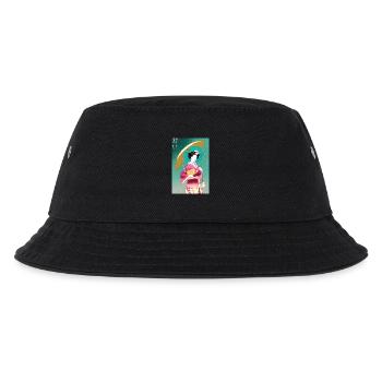 Geisha 2 - Kinder Bucket Hat - Schwarz - Vorne