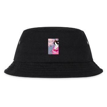 Geisha 3 - Kinder Bucket Hat - Schwarz - Vorne
