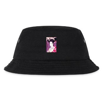 Geisha 4 - Kinder Bucket Hat - Schwarz - Vorne