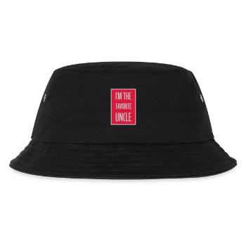 im the favorite uncle - Kinder Bucket Hat - Schwarz - Vorne
