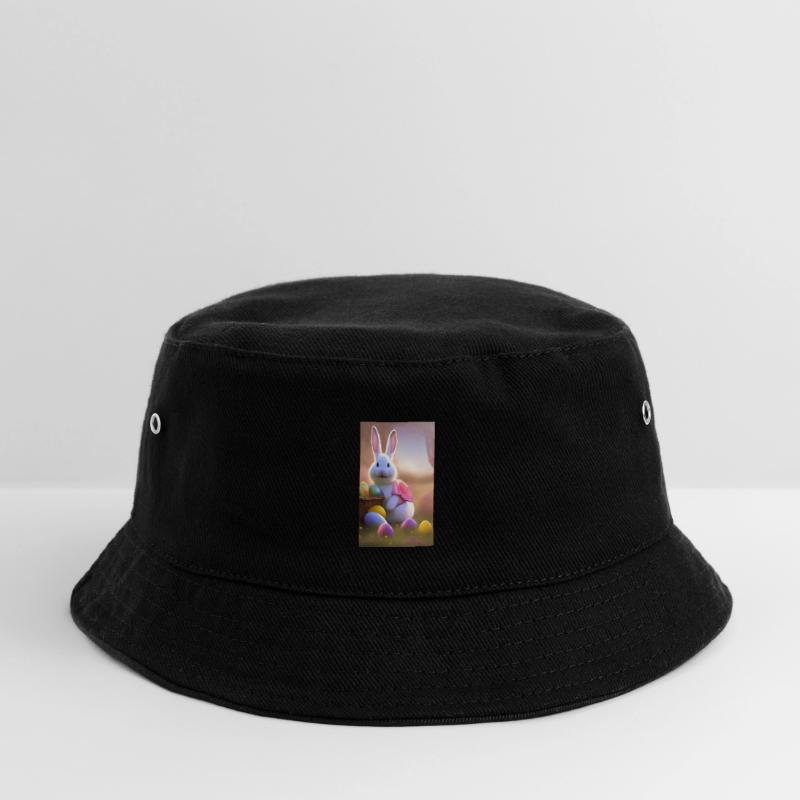 Easter Bunny with Easter Eggs Kids’ Bucket Hat