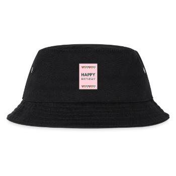 BIRTHDAY,HAPPY BIRTHDAY,HAPPY BIRTHDAY - Kids’ Bucket Hat - black - Front