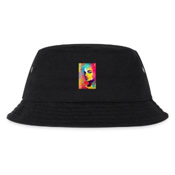 Abstrakte Kunst - Kinder Bucket Hat - Schwarz - Vorne