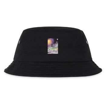 Space and planets - Kids’ Bucket Hat - black - Front