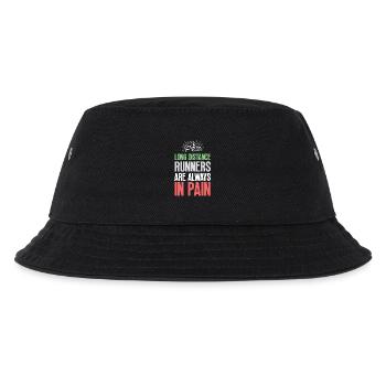Langstreckenläufer haben immer Schmerzen - Kinder Bucket Hat - Schwarz - Vorne