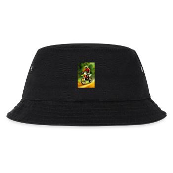 Motocross Fahren - Kinder Bucket Hat - Schwarz - Vorne