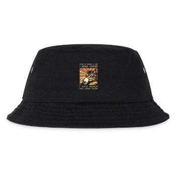 Buveur de café, amoureux sarcastique des chats - Bob Enfant - noir - Devant