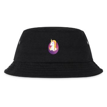 Licorne dans un œuf - Design coloré en rose, - Bob Enfant - noir - Devant