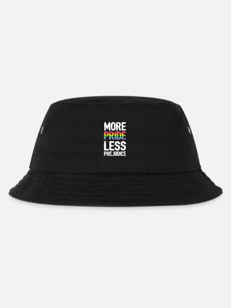 LGBT Pride Month - Mehr Pride. Weniger Vorurteile. - Kinder Bucket Hat - Schwarz