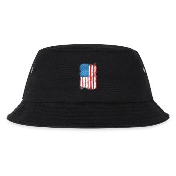 USA Patriotischer Klarinettist - Kinder Bucket Hat - Schwarz - Vorne